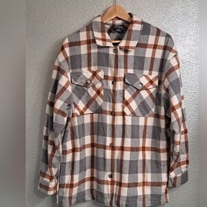 HFX Men's Plaid Shacket  Size M